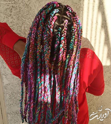 بافت مو با کاموا,انواع بافت مو با کاموا,بافت مو با کاموا با آموزش مرحله به مرحله